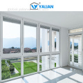 Flush Casement Windows  Swinging Style Windproof Aluminum Alloy Casement Windows Manufactory